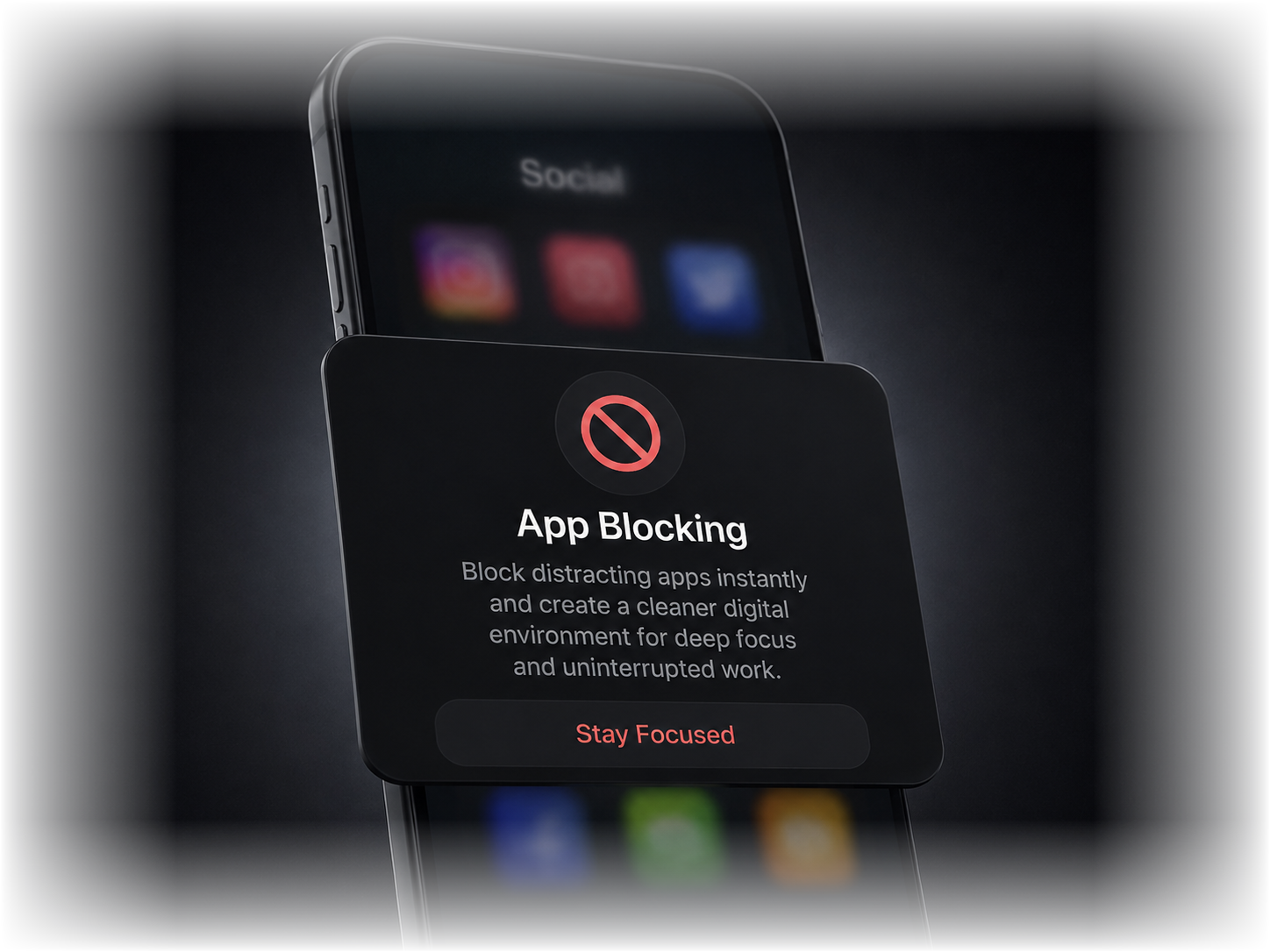 App blocking interface